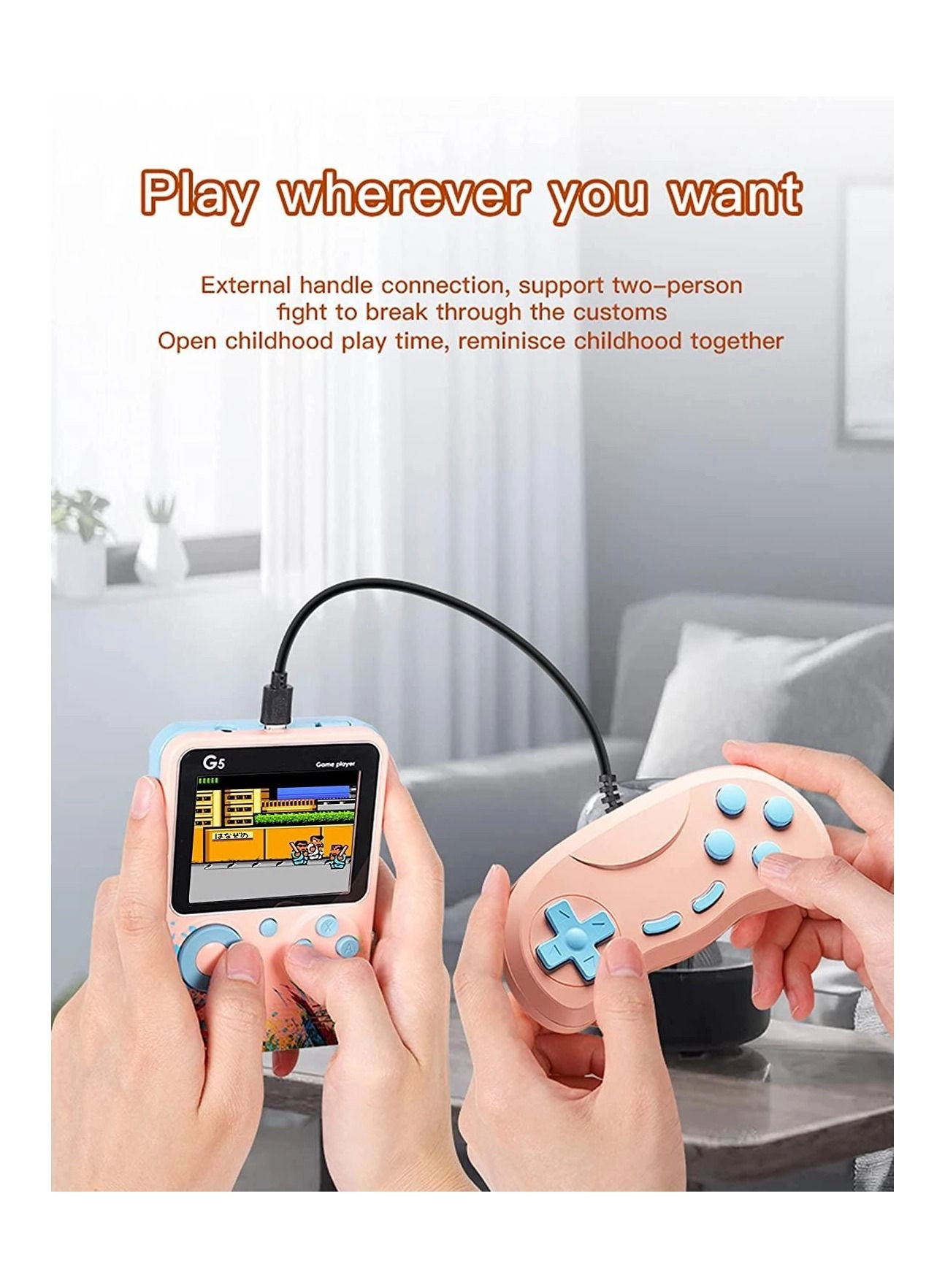 Handheld Game Console - 3.0-inch 500 Games