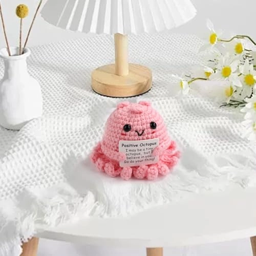 Octopus Crochet 6.7 cm - Handmade Multicolored