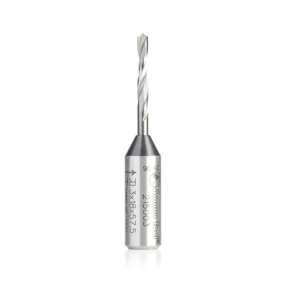 Amana Tool 217003 - Solid Carbide 3mm