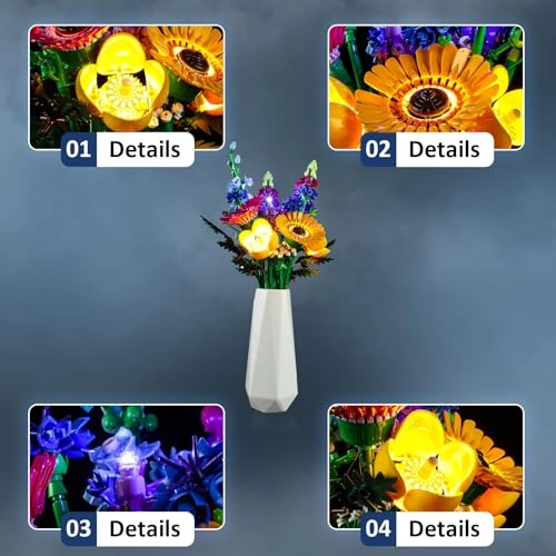 LED Light - 10313 Wildflower Bouquet