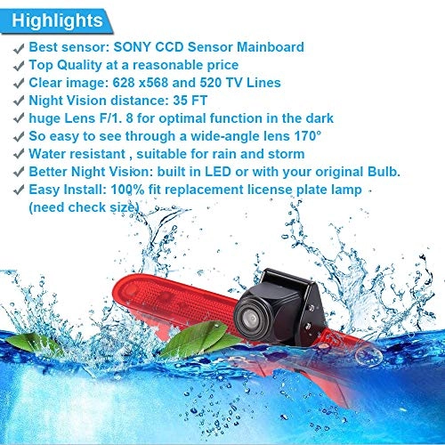 Rear View Camera - Night vision 628 x 586 pixels