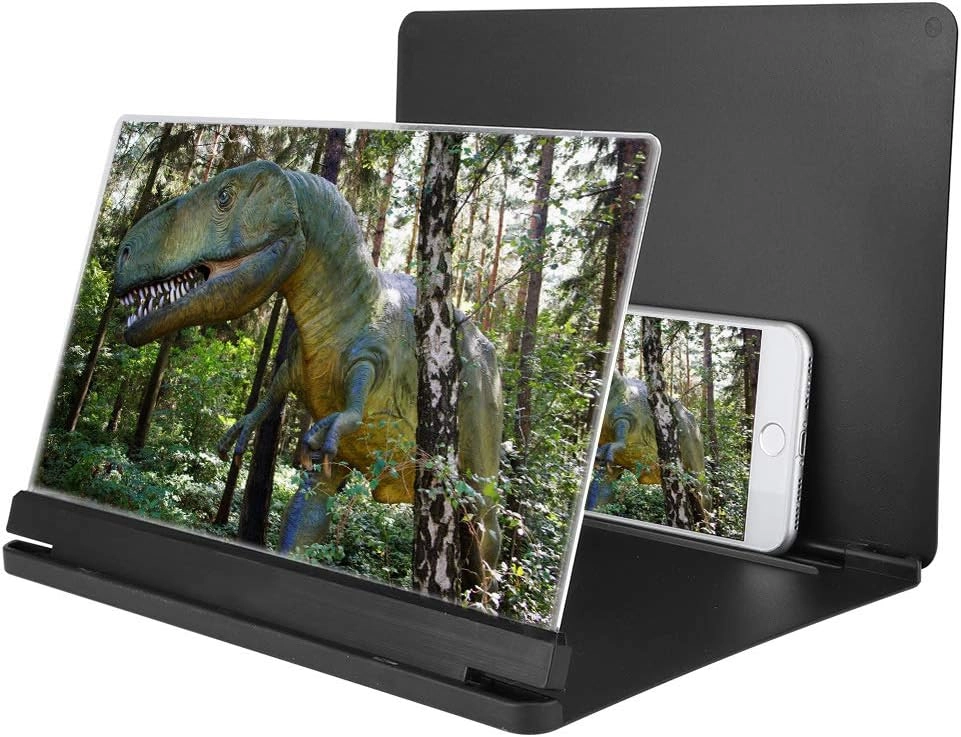 Foldable Phone Screen Magnifier - Adjustable 3D