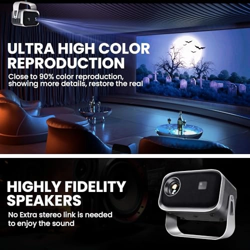 Smart HD Portable Projector 4200 lumens 1280 x 720