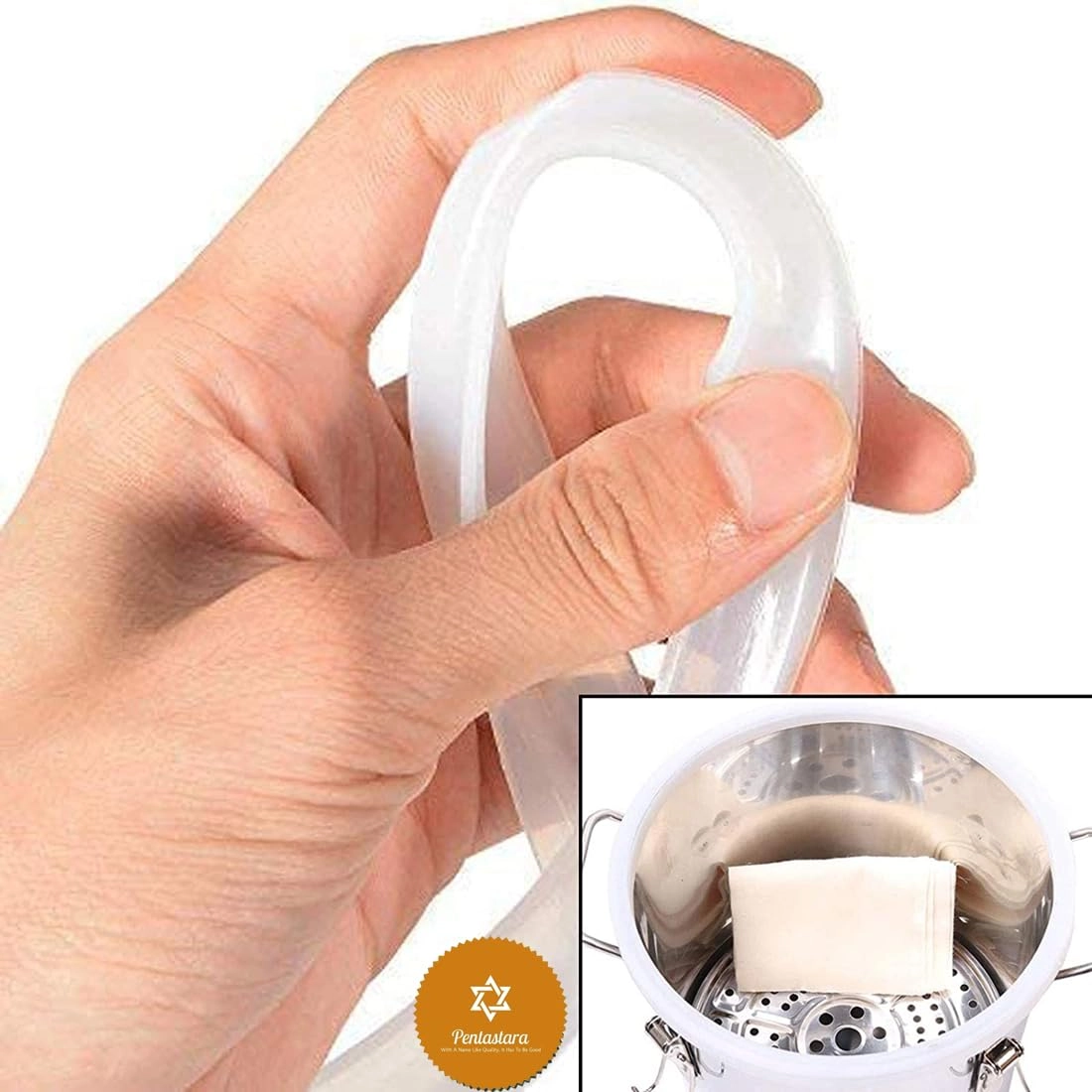 Jar gaskets - 128cm 3 Units Silicone