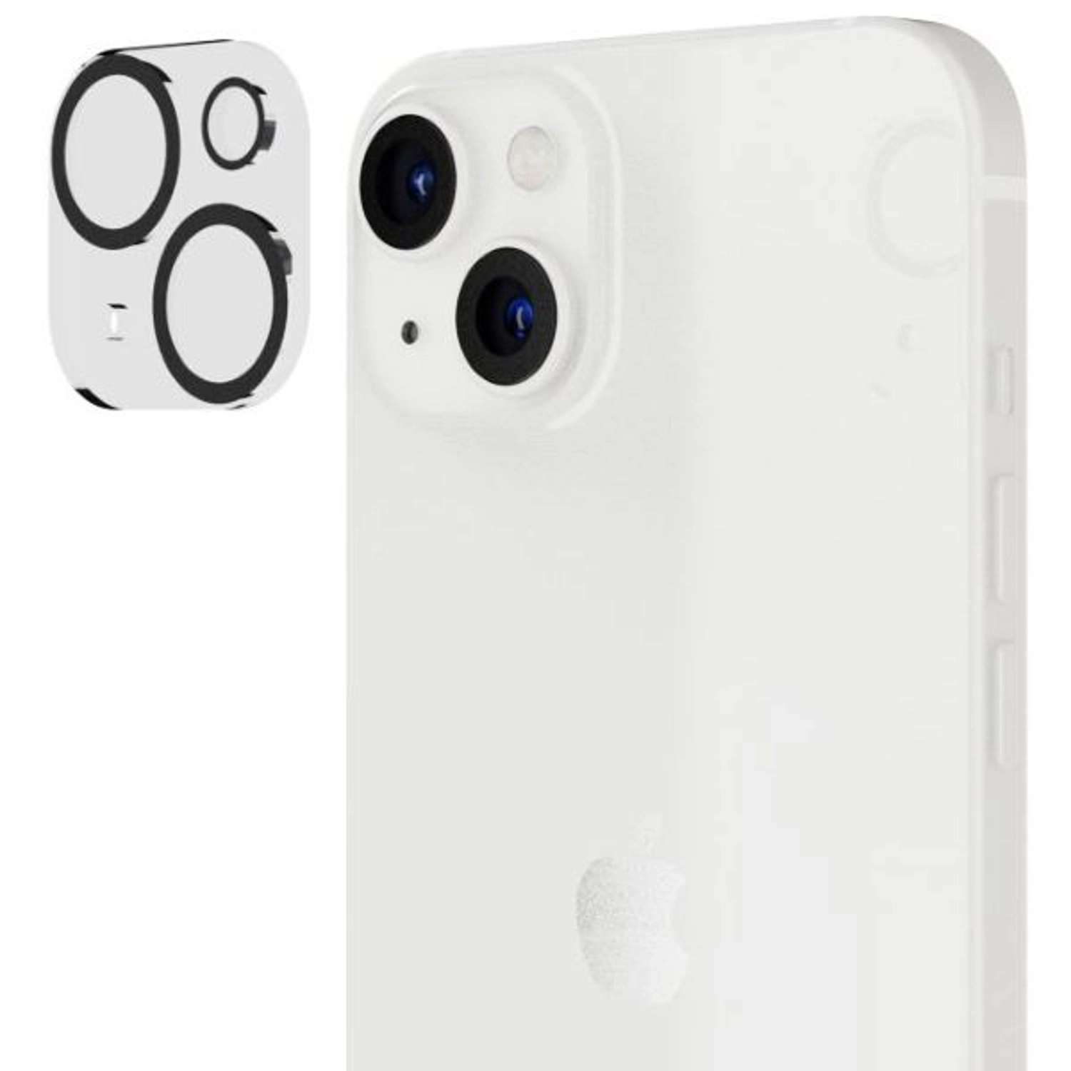 Impact Glass Screen Protector + Camera Lens Protector for iPhone 15 Plus