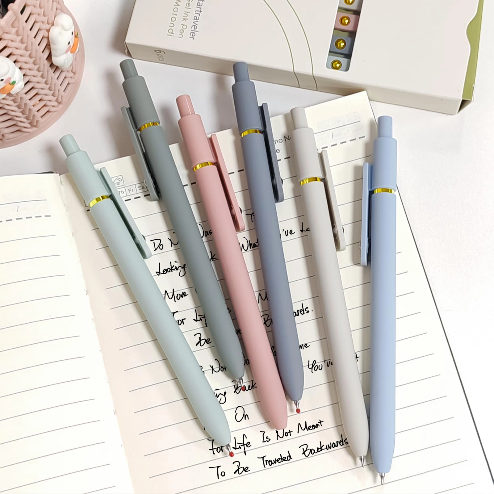 Color Pens - 6 Pcs 0.5mm