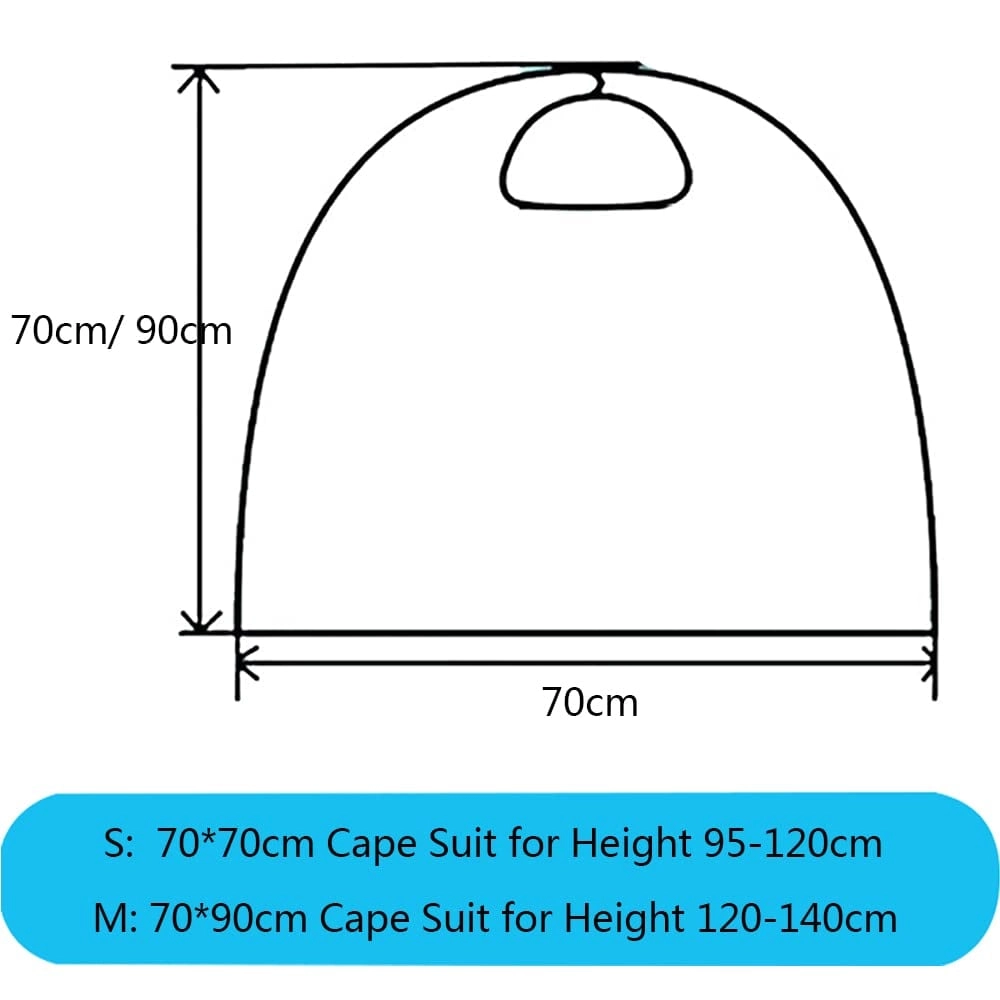 Superhero Capes Set - Kids M(70*90cm)