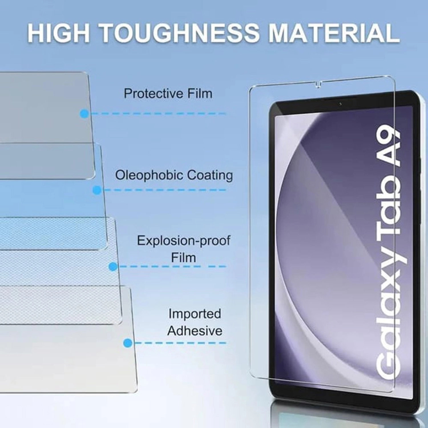 Clear Screen Protector for Samsung Galaxy A9 8.9Inch