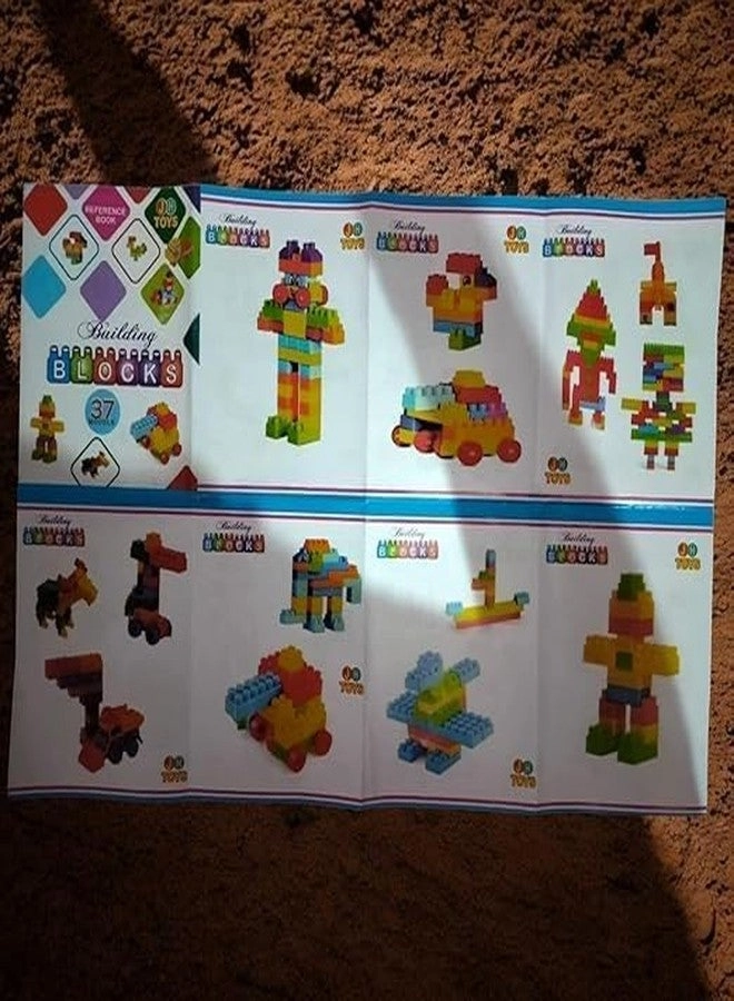 Plastic Building Blocks Set - 100 pcs