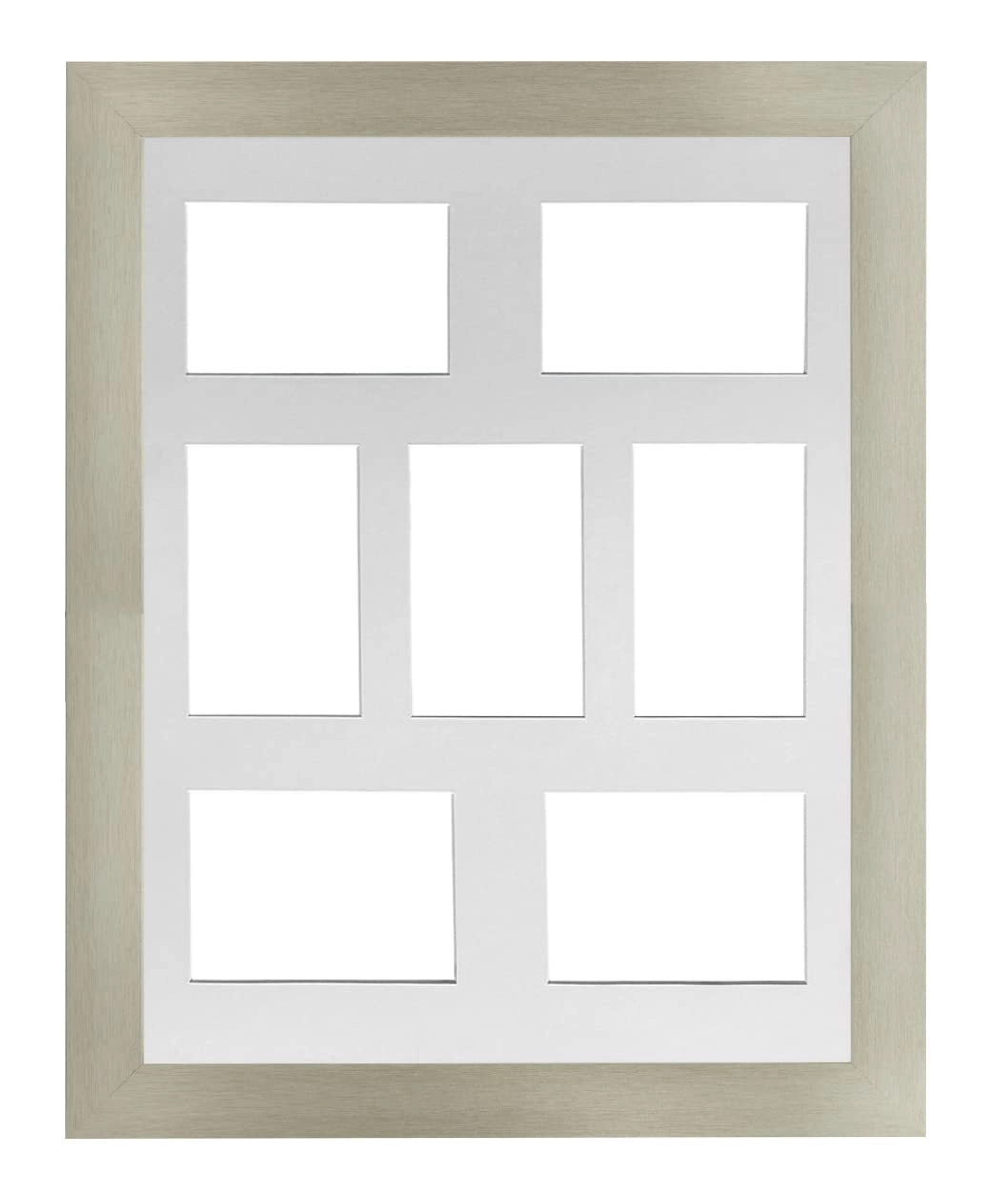 memory box Multi Aperture Picture Frame - 20" x 16" for Mix Photos 6"x4" (x7) Pictures