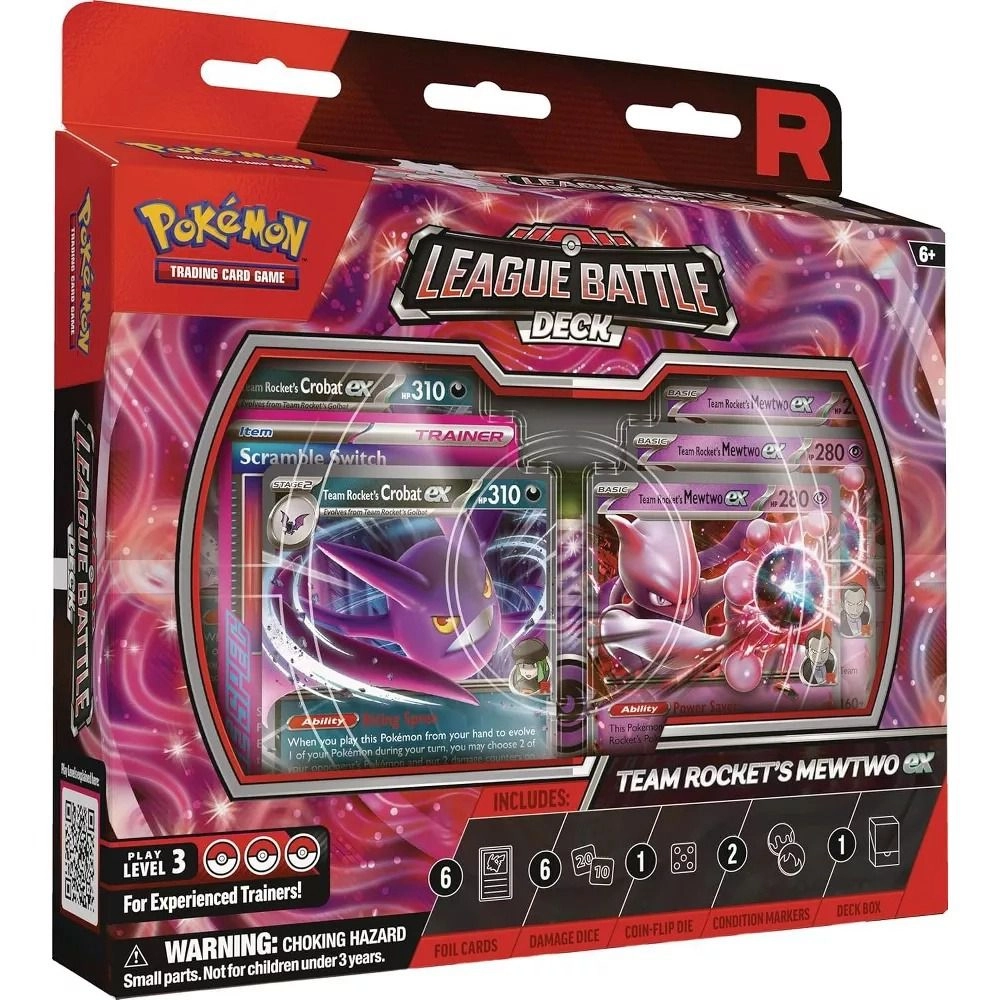 Pokémon Team Rocket’s Mewtwo ex League Battle Deck - 60pcs