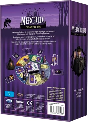 Wednesday - The Attack on the Hyde - Card Game (French)