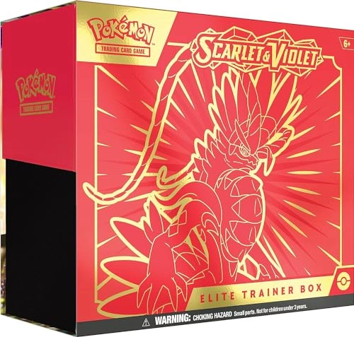 Scarlet and Violet Elite Trainer Box - 1 Full Art Promo Card 9 Boosters