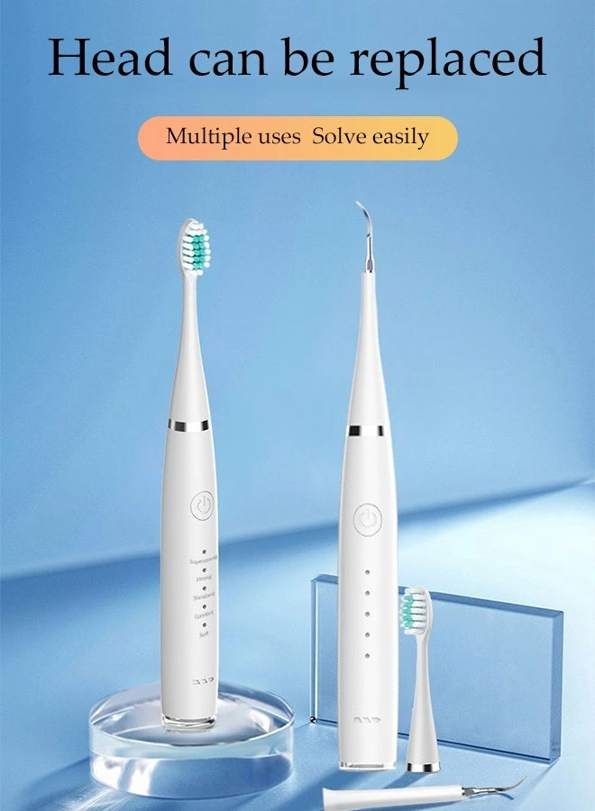Sonic Electric Toothbrush - 3 Brush Heads Rechargeable 2 Minutes Smart Timer