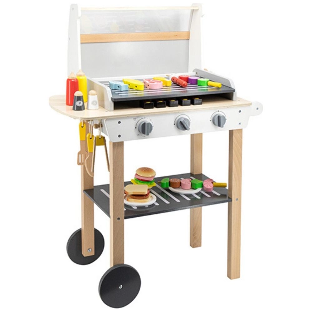 VIGA Wooden BBQ Play Toy Set - 47 pcs (SIGT-44656)