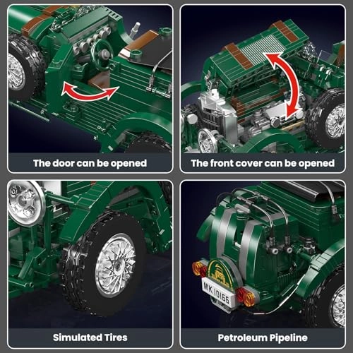 Oldtimer Construction Kit (10166) - Classic Car MOC