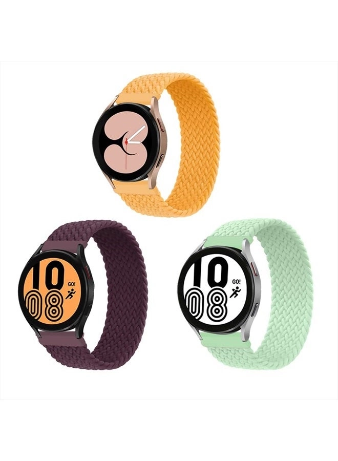 Nylon 20mm Watch Band for Samsung Galaxy Watch 5/5 Pro/4/4 Classic/3/Active (20mm)