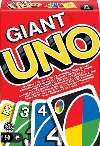 Uno Giant Family Card - 108 Cards Multicolour