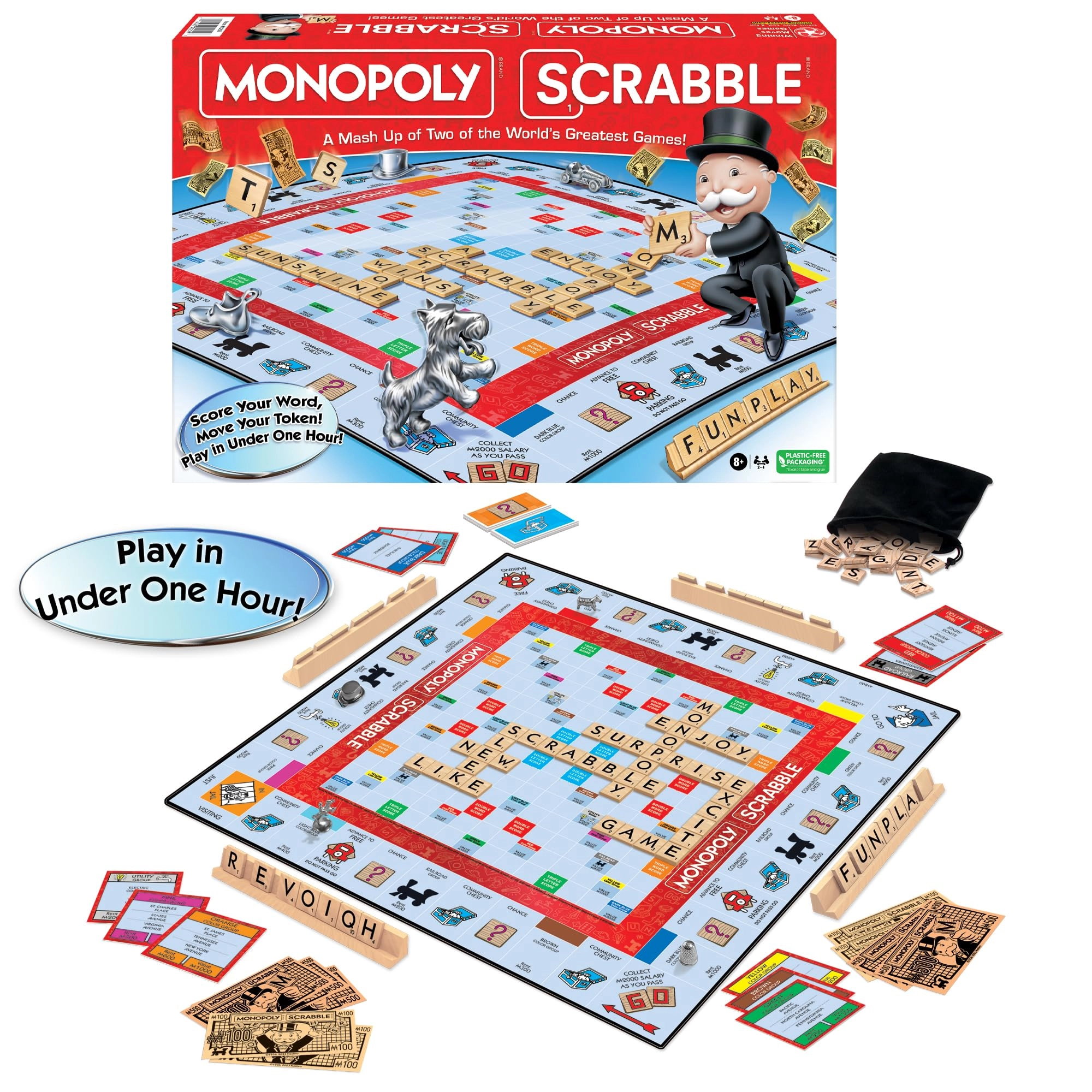 Winning Moves Monopoly Scrabble