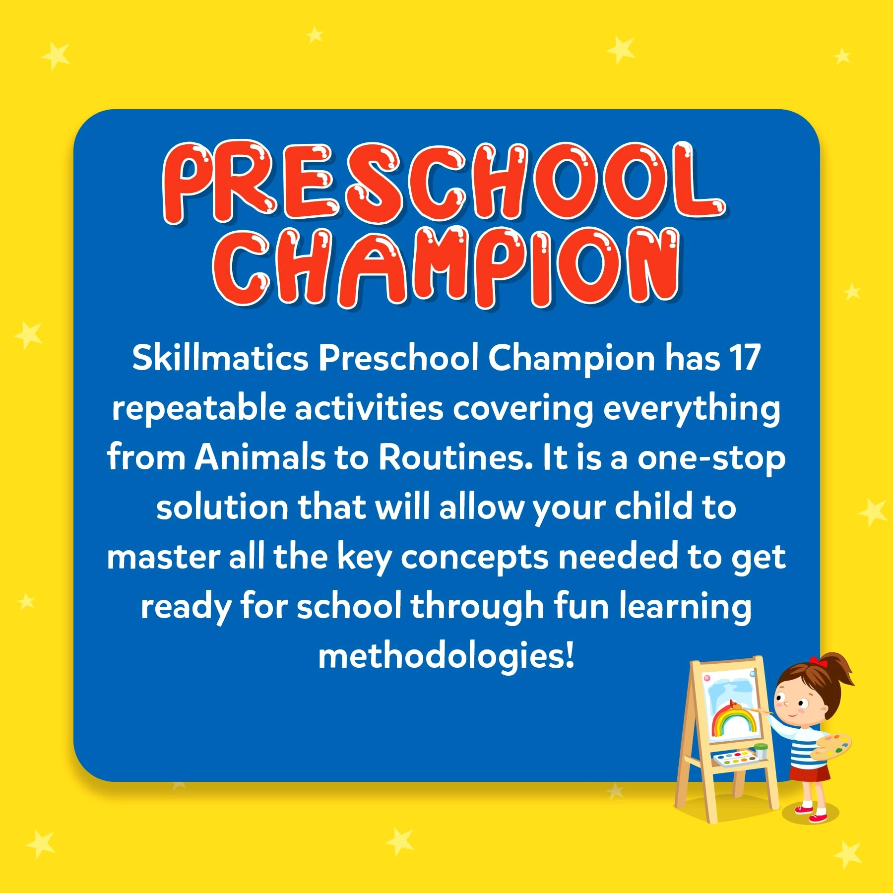 Preschool Champion - 3 to 6 1 Count pieces