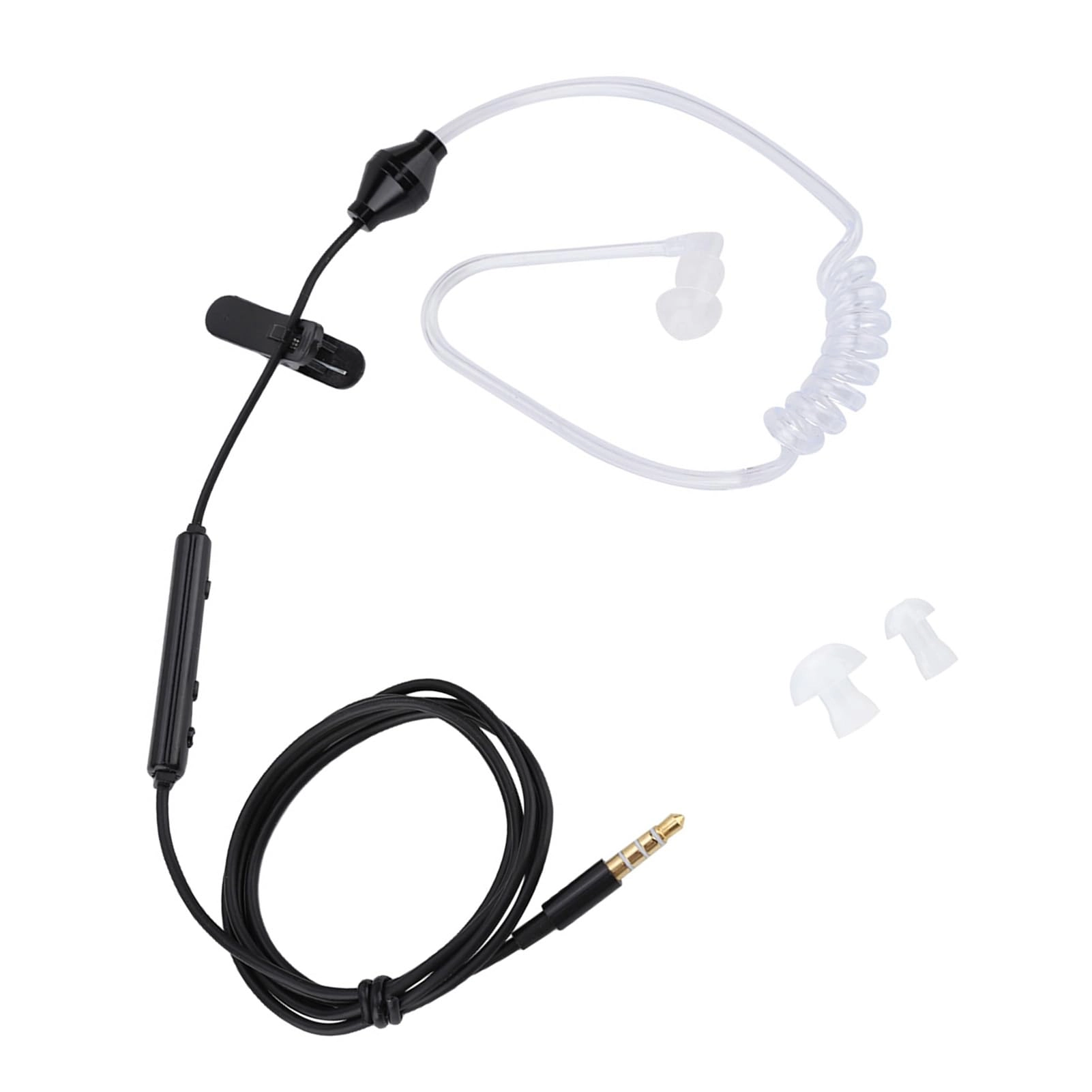 POENVFPO Air Tube Security Earpiece - Noise Cancelling 3.5 mm