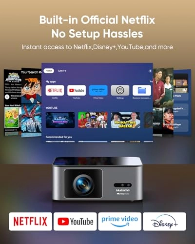 4K Projector 2000 ANSI 3840 x 2160 Pixels