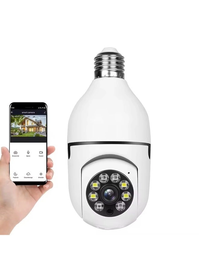 Executive LLC 360 Degree Wireless WIFI Light Bulb Security Camera