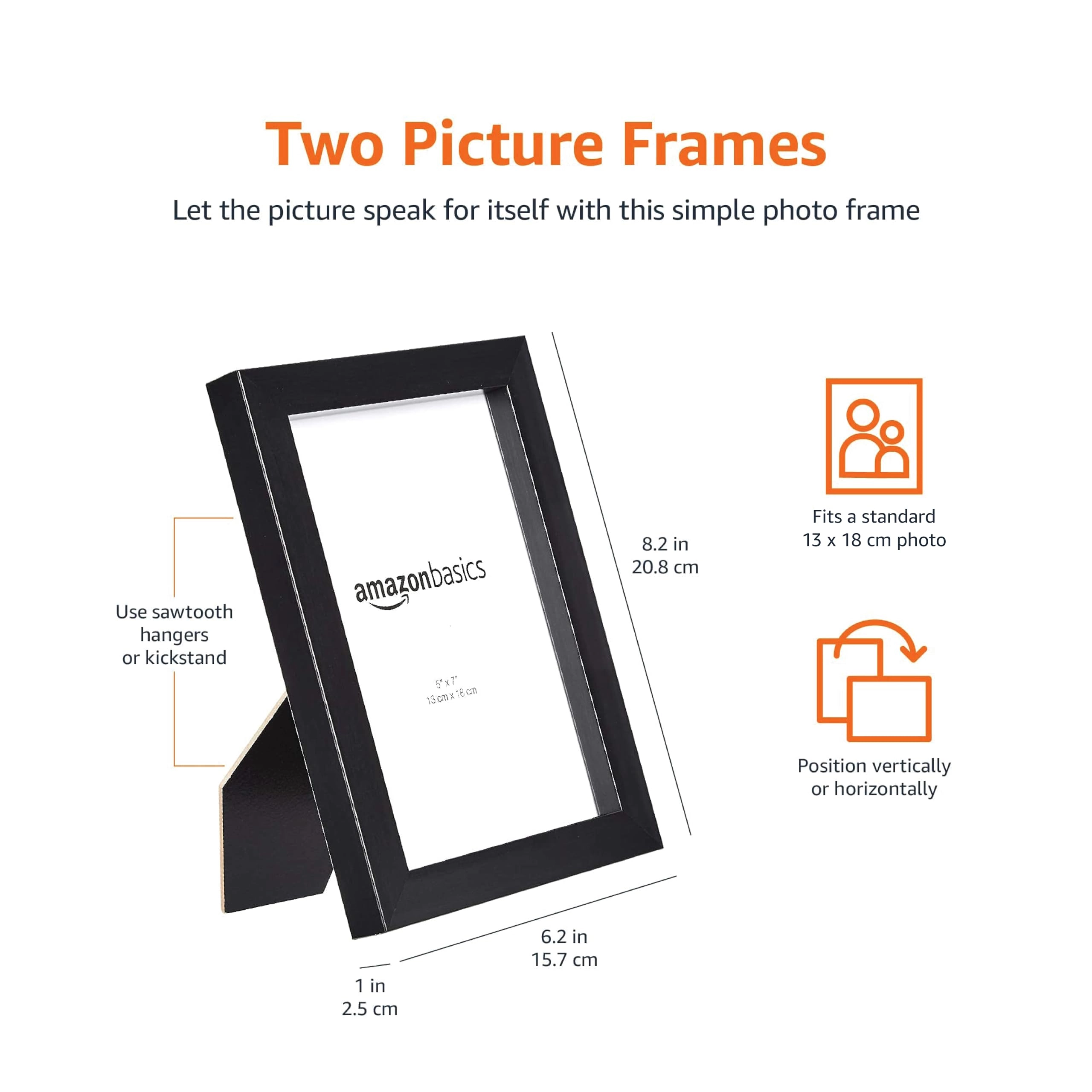 Rectangular Photo Frame - 13 x 18 cm