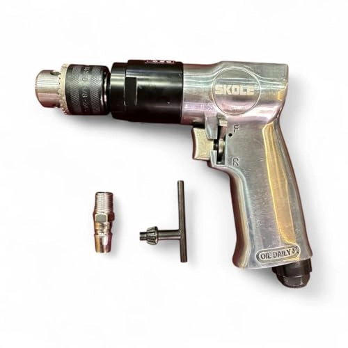 Pneumatic Air Drill - 1700 RPM 10mm Reversible