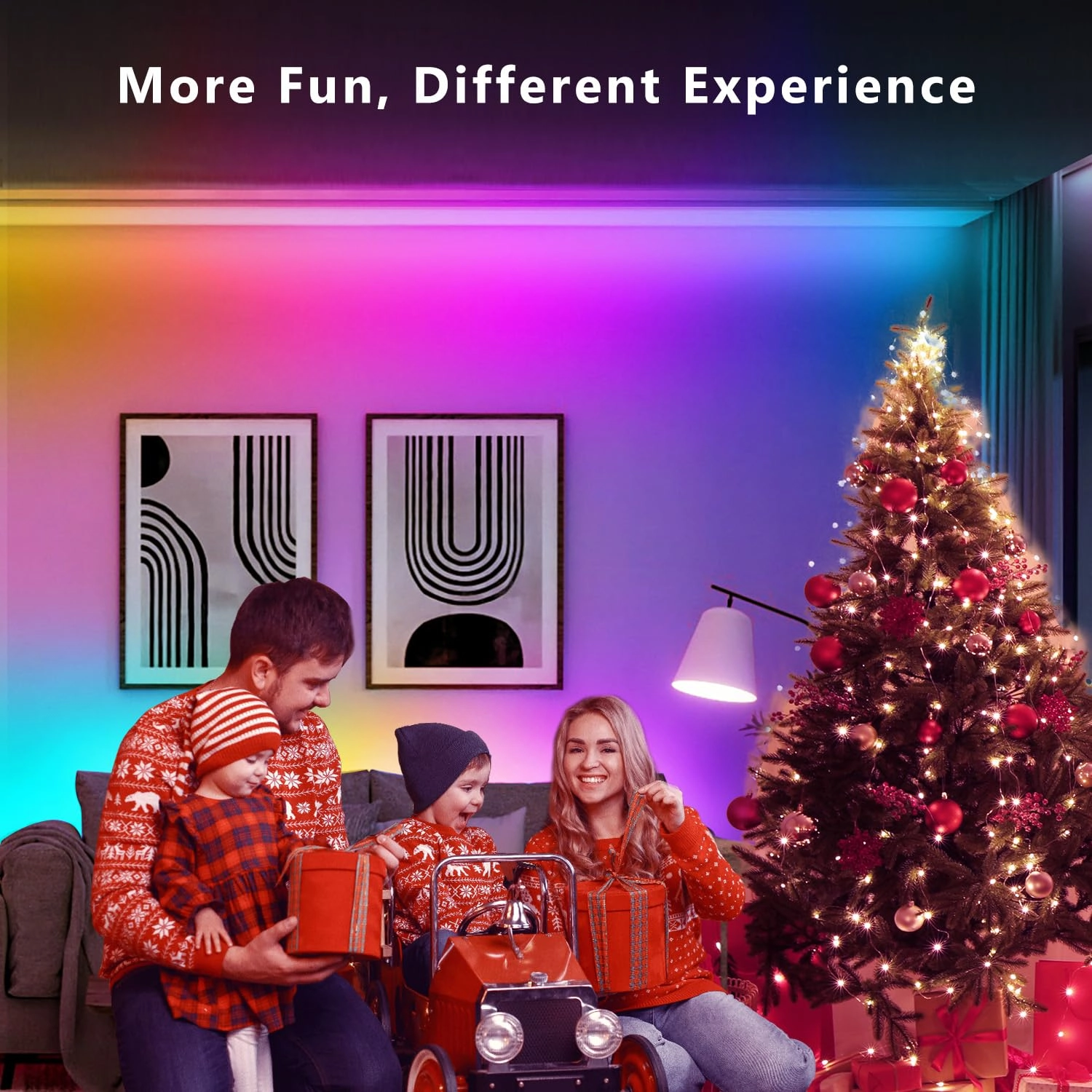 Smart IC LED Strip Lights - 65.6FT