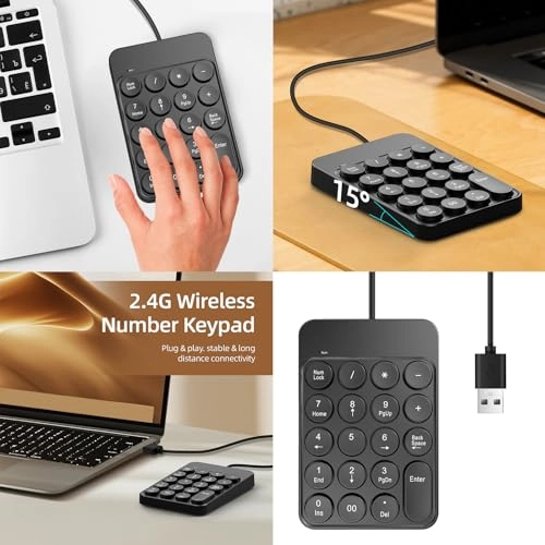 USB Numpad - 23-Key Black