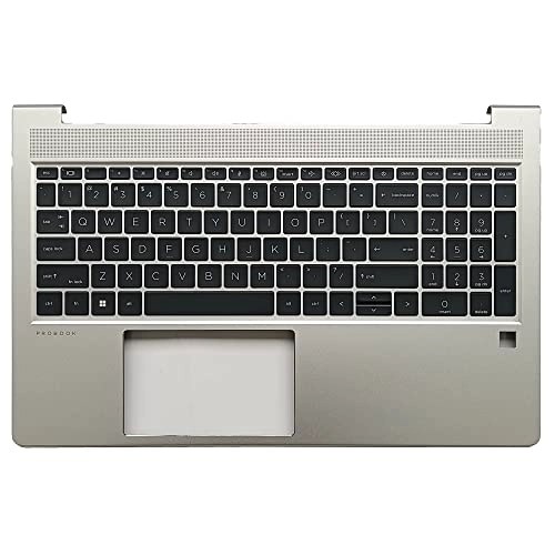 450 G8 455 G8 - Backlit Keyboard Palmrest Silver