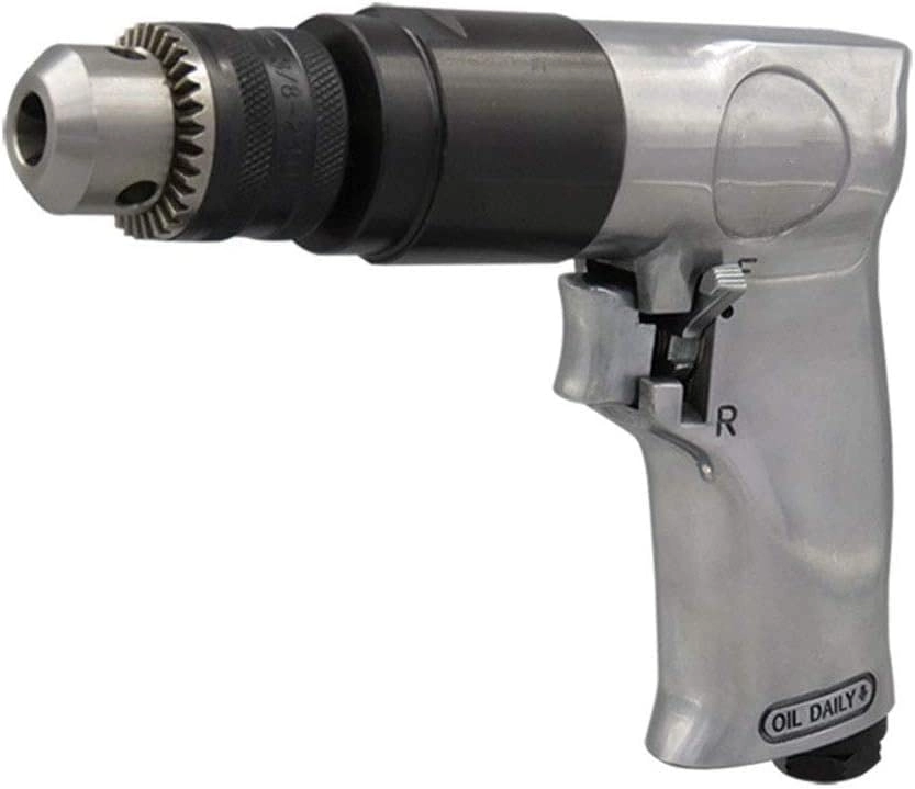 Geared Pneumatic Drill - 3/8 Inch 10mm Yellow
