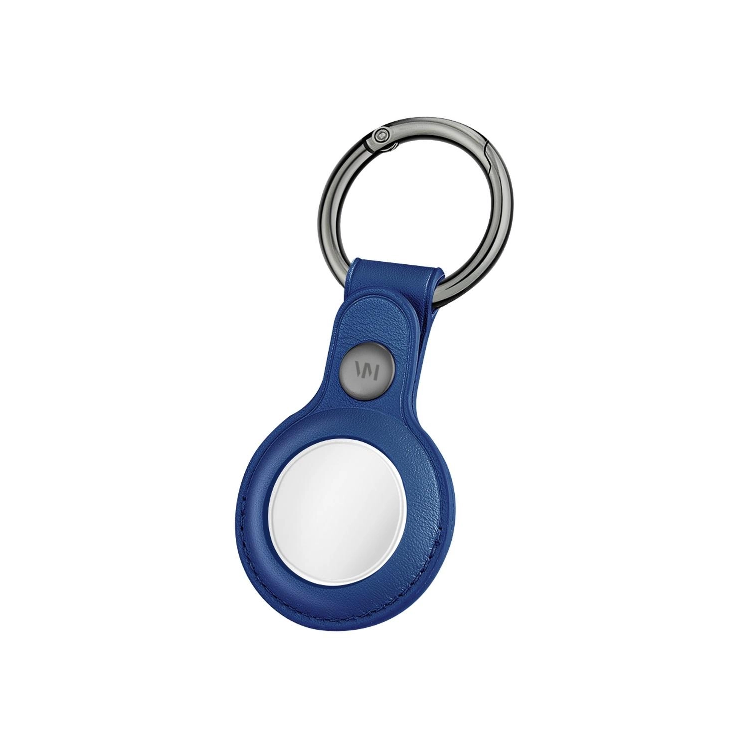 Airtrax Leather Case - Key Ring Blue