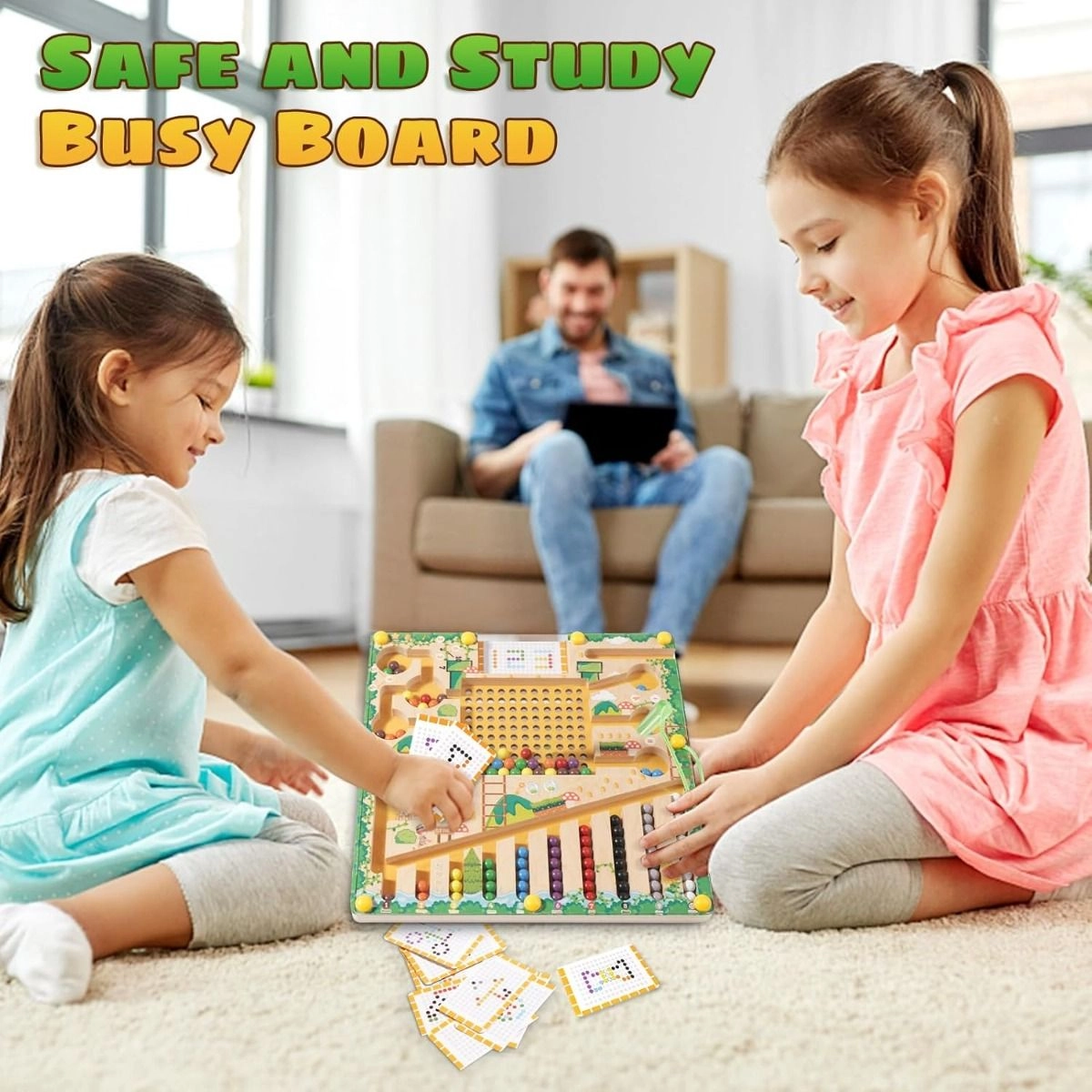 Wooden Maze Battle Game - 3 +