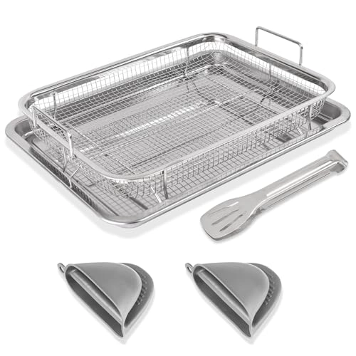 Air Fryer Basket and Tray - Stainless Steel