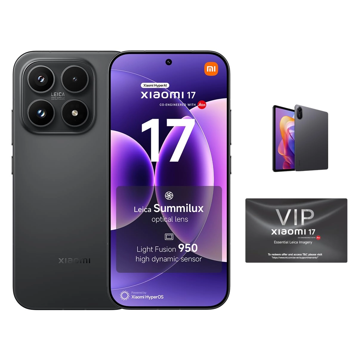 17 - 12GB 512GB + Redmi Pad 2 - with 3-pin Adapter