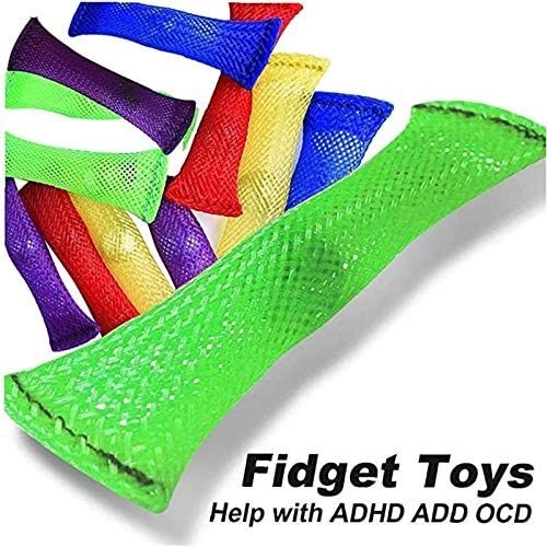 Sensory Toy Mesh Tube Glass Marble - 3 + 5 pieces