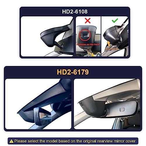 Front 4K+Rear 1080P Dash Cam - Front 2160P Rear 1080P
