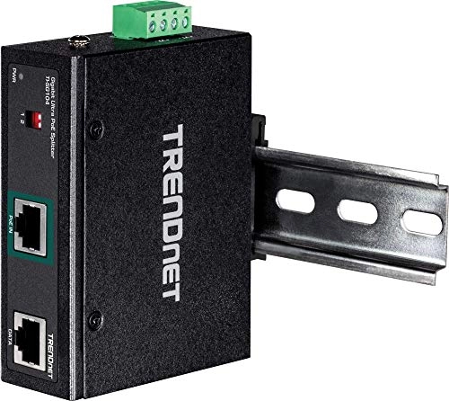 Industrial Gigabit UPoE Splitter - 12V 16V 24V 48V IEEE 802.3bt Gigabit