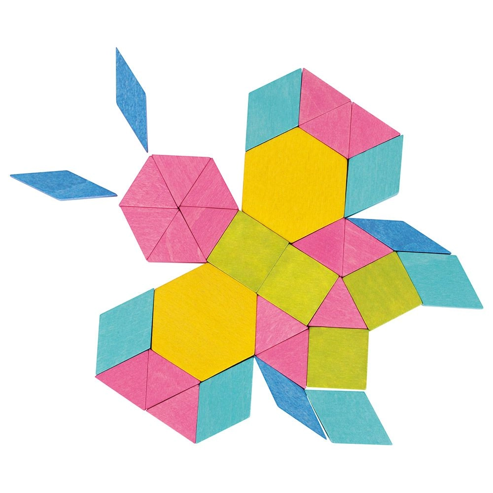 Wooden Mosaic Blocks - 250pcs