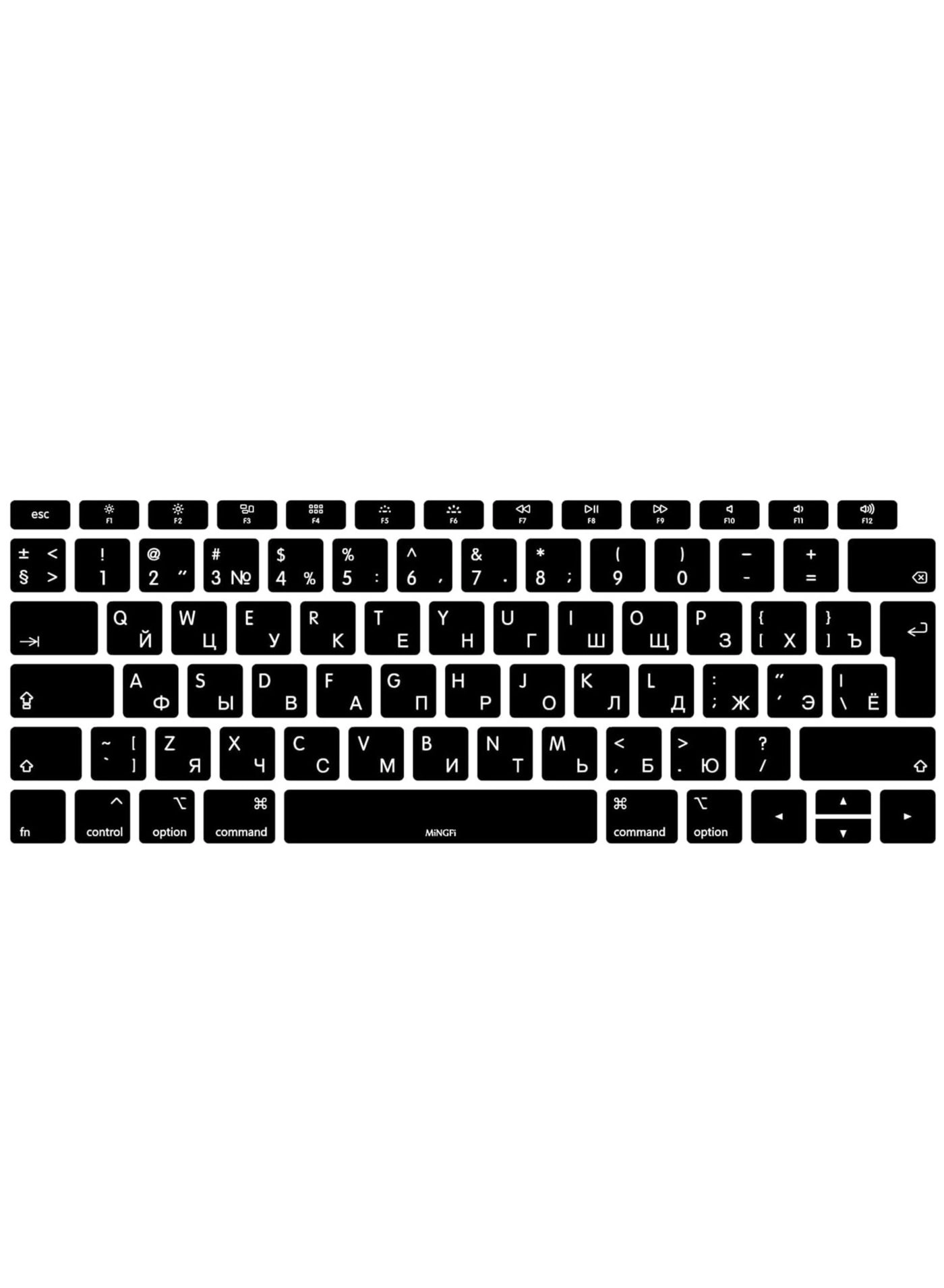 Ntech Keyboard Cover - Russian EU/UK