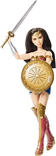 Wonder Woman Shield Block Doll - 12" Plastic Ages 6+