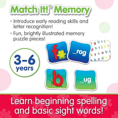 Match It! Spelling Memory - 36 months - 6 years 1 pieces
