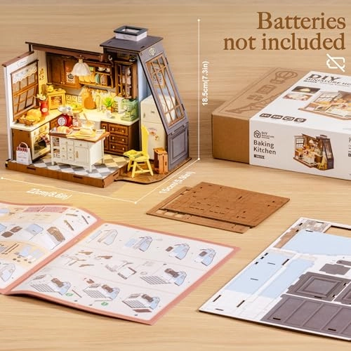 DIY Miniature Dollhouse Kit - Halloween/Christmas 1:20
