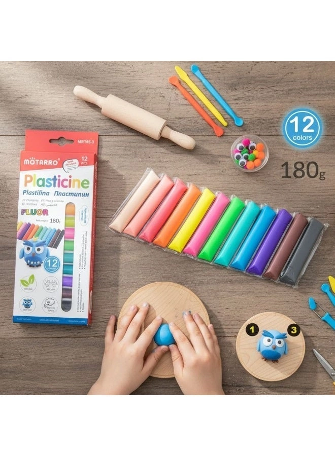Plasticine Modeling Clay Set - Plasticine 12pcs