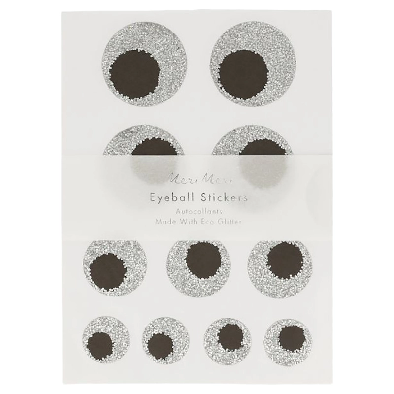 Meri Meri Eco Glitter Eyeball Sticker Book 8 pcs
