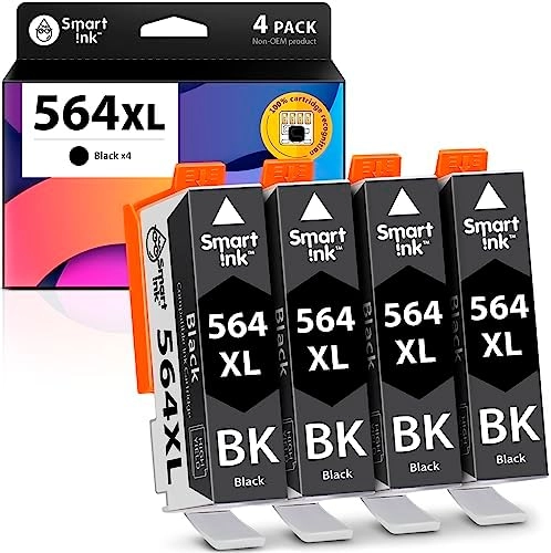 Smart Ink HP 564XL High Yield Black Compatible Pack