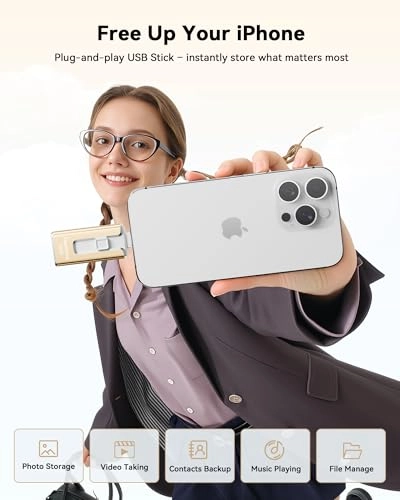 USB Stick - USB 3.0 Lightning USB-C 256GB