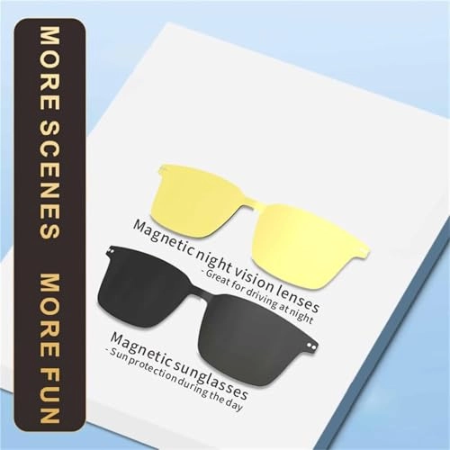 Smart Glasses - Magnetic Suction Night Vision 98% Blue Light Blocking